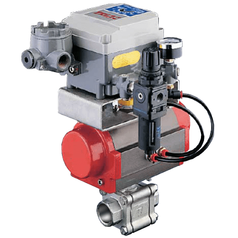 A-T Controls V-Port Automated Ball Valve, Series V7
